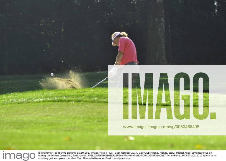 15th October 2017, Golf Club Milano, Monza, Italy; Miguel Angel Jimenez of Spain during the Italian Open Golf, final round; ActionPlus11940863