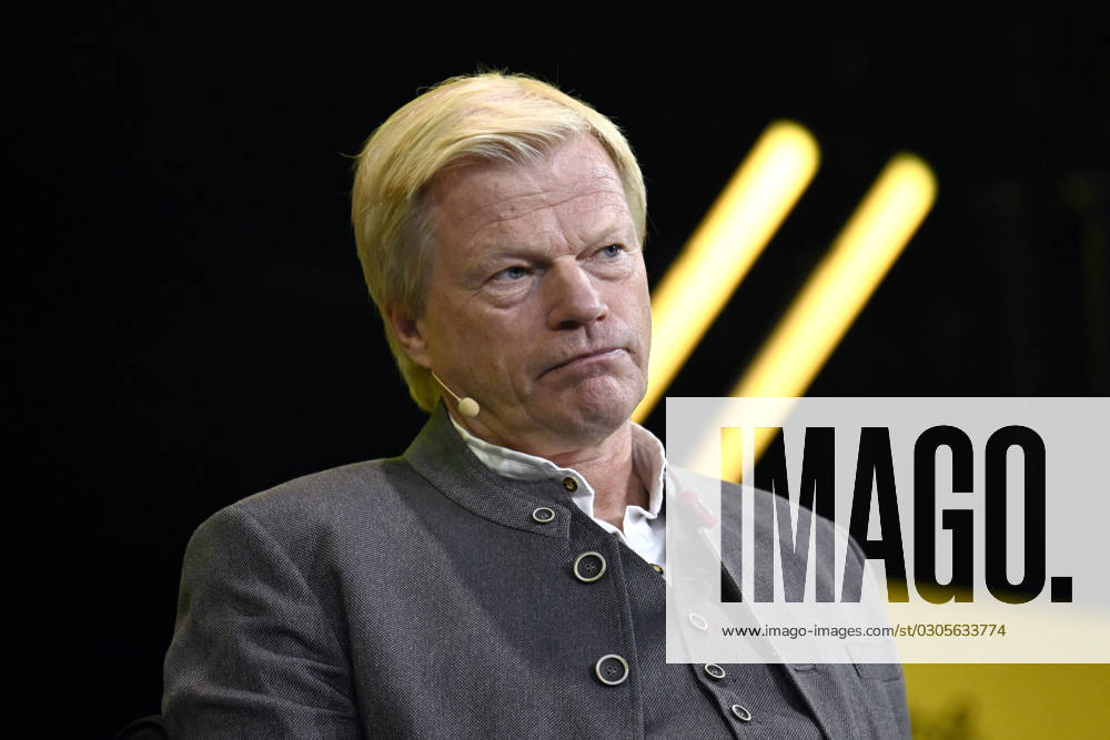 Fußballer Oliver Kahn bei seinem Auftritt auf der Bits & Pretzels Konferenz in München. Es ist der erste öffentliche Auftritt des Ex-Bayern-Chef seit seinem Rauswurf beim FC Bayern. München, 24.09.2023 Bayern Deutschland