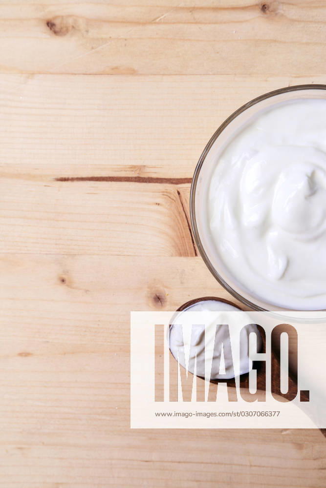 Greek yoghurt Greek yoghurt on the table ,model released, Symbolfoto