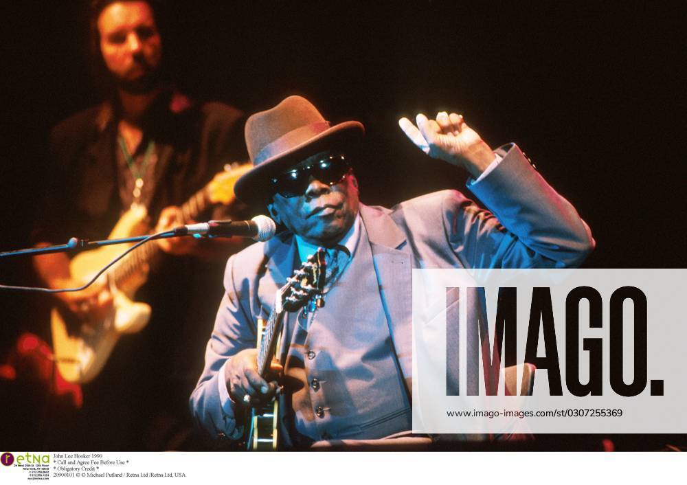 Hooker_MP4 John Lee Hooker 1990 * Call and Agree Fee Before Use * * Obligatory Credit *, Credit:Michael Putland Avalon