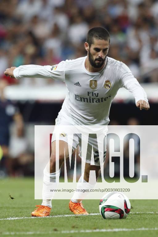 MADRID, 17-08-2015. Santiago Bernabeu Stadium, Santiago Bernabeu trophy. 2015 2016. Real Madrid 2-1 Galatasaray. Isco Alarcon of Real Madrid. Real Madrid - Galatasaray (Santiago Bernabeu trophy)