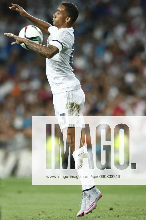 MADRID, 17-08-2015. Santiago Bernabeu Stadium, Santiago Bernabeu trophy. 2015 2016. Real Madrid 2-1 Galatasaray. Danilo da Silva of Real Madrid. Real Madrid - Galatasaray (Santiago Bernabeu trophy)