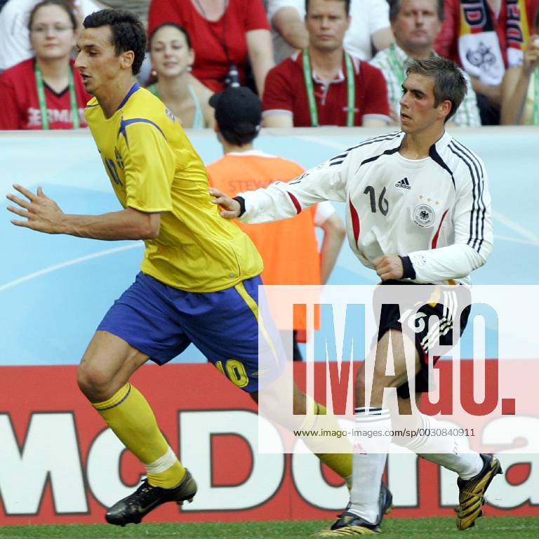 1 8 finale duitsland - zweden 2-0 zlatan ibrahimovic en philipp lahm duitsland - zweden