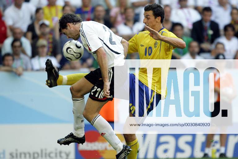 1 8 finale duitsland - zweden 2-0 zlatan ibrahimovic en christoph metzfelder duitsland - zweden