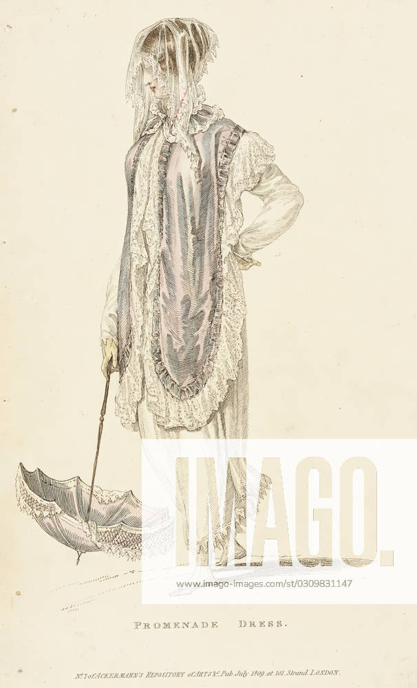 Fashion Plate (Promenade Dress), 1809.