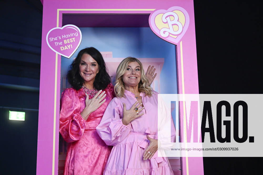 STOCKHOLM 20231025 Pernilla Wahlgren and Sofia Wistam during Warner Bros Discoverys big press day where they will present new programs in HBO Max and Discovery, as well as a merger of the services into the new streaming service Max next year STOCKHOLM SWEDEN