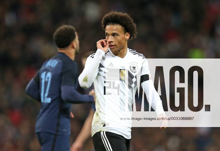 Fussball Länderspiel, England - Deutschland, in Wembley National Stadium London. Leroy Sane (Deutschland)