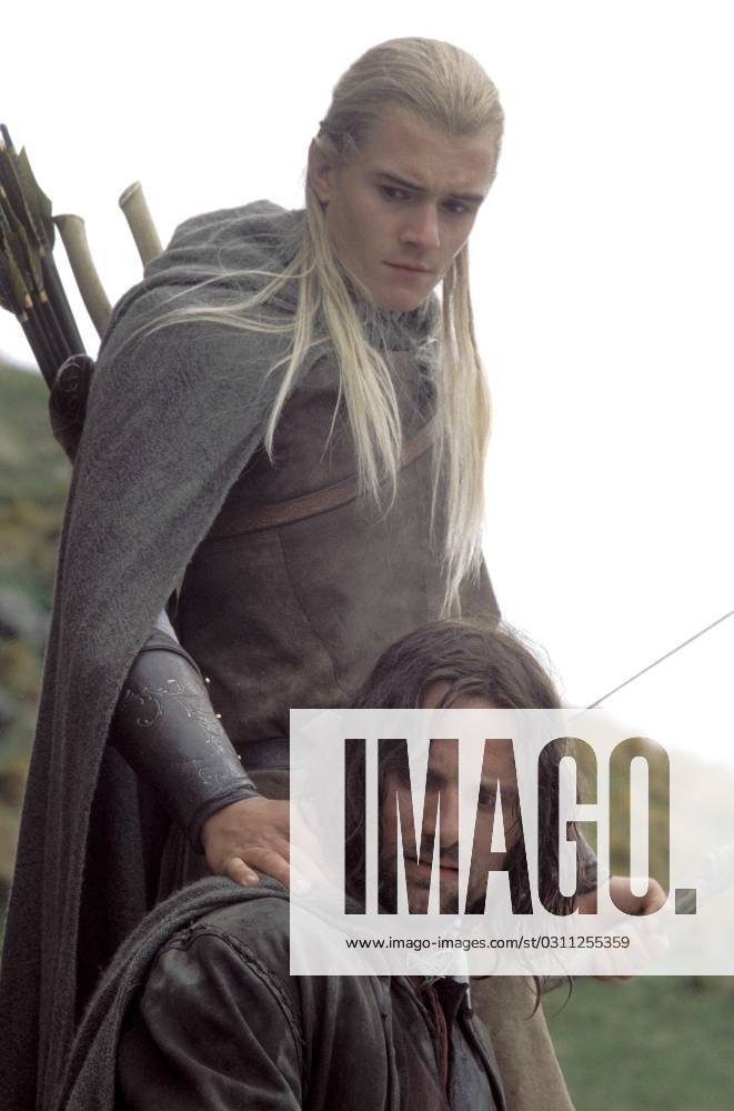 The Lord of the Rings: The Return of the King (2003) Legolas (Orlando Bloom) reassures Aragorn (Viggo Mortensen) that he has not failed on his quest in the Paths of the Dead. Photo Credit: Pierre Vinet New Line Productions (c) 2003 . The Lord of the Rings: The Return of the King (2003) Legolas (Orlando Bloom) reassures Aragorn (Viggo Mortensen) that he has not failed on his quest in the Paths of the Dead. Photo Credit: Pierre Vinet New Line Productions (c) 2003 . UK only DIGITAL FILE ONLY http: www..co.uk , Credit:Idols Avalon