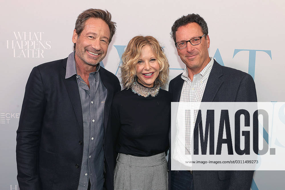 Entertainment Themen der Woche KW44 Bilder des Jahres 2023, Entertainment 10 Oktober New York screening of What Happens Later at the Francesca Beale Theatre at Lincoln Centre. Featuring: David Duchovny, Meg Ryan and Andrew Karpen Where: NYC, New York, United States When: 30 Oct 2023 Credit: Dave Allocca Starpix Startraksphoto.com . NOT FOR USE BY NEWSPAPERS BASED IN THE UK.