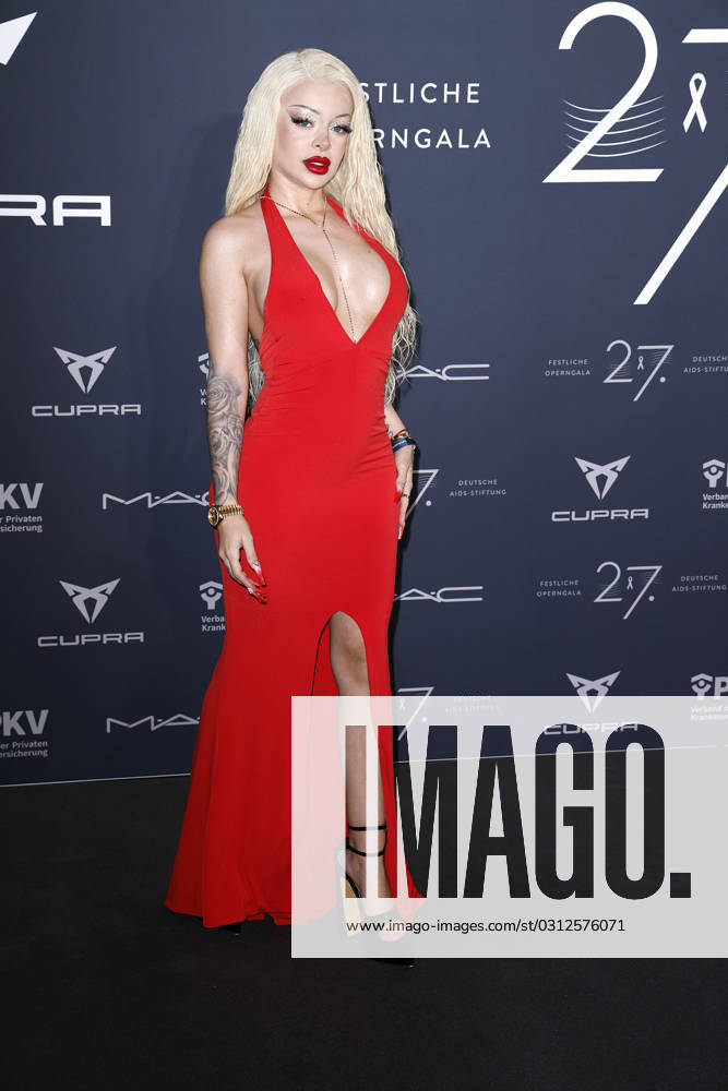 Katja Krasavice bei der 27. Festlichen Operngala fuer die Aids-Stiftung am 4.11.2023 in Berlin Festliche Operngala 2023 fuer die AIDS Stiftung in Berlin