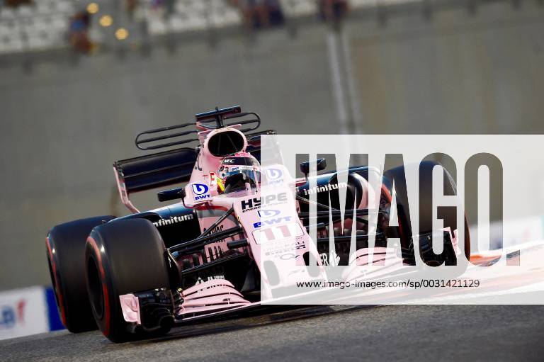 Sergio Perez (MEX 11) Sahara Force India F1 Team, Grosser Preis von ABU DHABI 2017, 2tes Freies Training, Motorsport, Formel 1, 24.11.2017, ABU DHABI