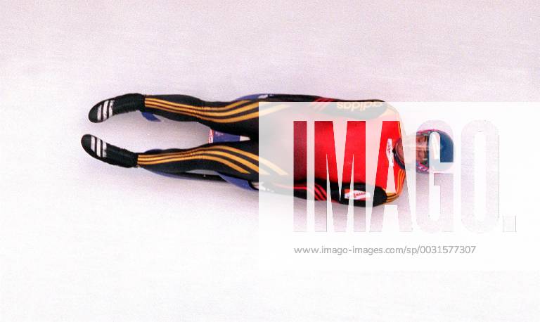 Georg Hackl Rodeln. 01.02.1998 Olympische Spiele in Nagano. Aktion , Nagano Japan