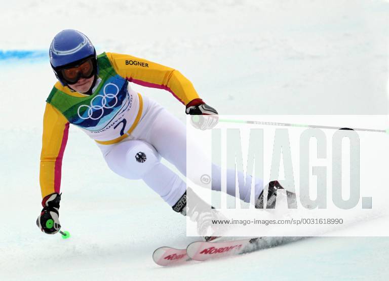 Viktoria Rebensburg ist Olmypiasiegerin im Riesenslalom aufgenommen bei den Olympischen Spielen in Whistler Mountain - Olympic Games Olympische Spiele Olympia OS Ladies Giant Slalom Alpine Skiing, Whistler Mountain British Columbia Kanada