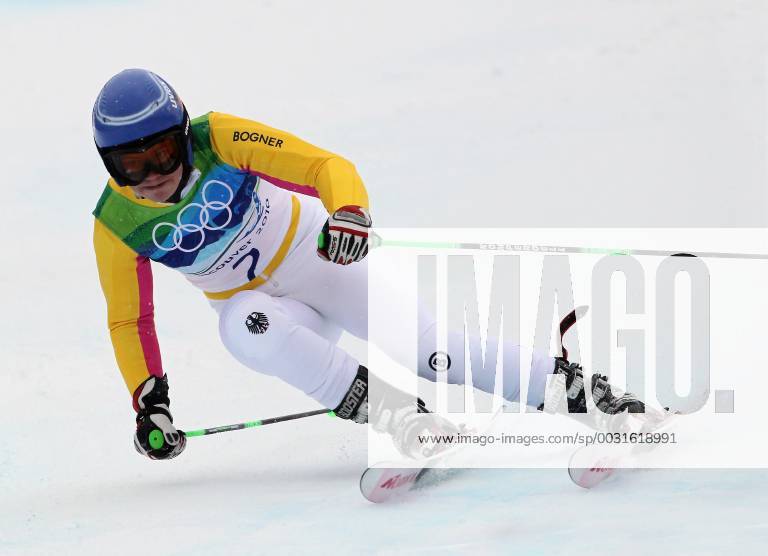 Viktoria Rebensburg ist Olmypiasiegerin im Riesenslalom aufgenommen bei den Olympischen Spielen in Whistler Mountain - Olympic Games Olympische Spiele Olympia OS Ladies Giant Slalom Alpine Skiing, Whistler Mountain British Columbia Kanada