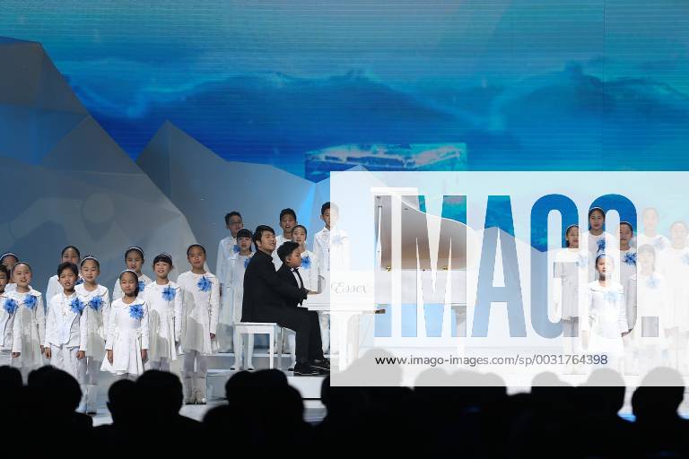 (171215) -- BEIJING, Dec. 15, 2017 -- Photo taken on Dec. 15, 2017 shows the launch ceremony for the Beijing 2022 Olympic and Paralympic Winter games Winterspiele Spiele Summer games in Bejing, capital of China. ) (SP)CHINA-BEIJING-2022 OLYMPIC AND PARALYMPIC WINTER GAMES EMBLEM-LAUNCH (CN) CaoxCan