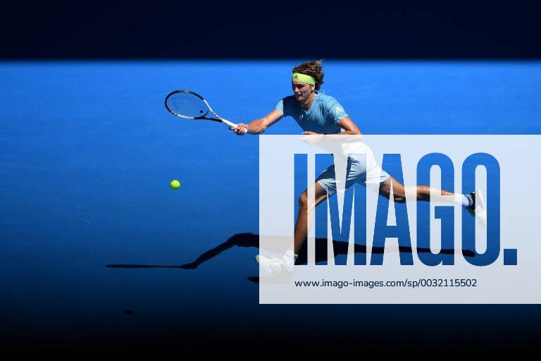 Themen der Woche - SPORT Alexander Zverev (Ger) TENNIS : AUSTRALIAN OPEN 2018 antoinecouvercelle panoramic