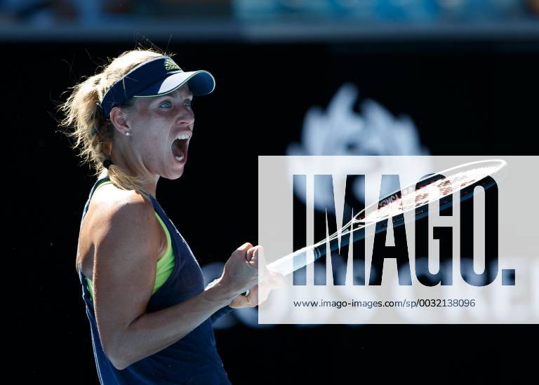 - SPORT ANGELIQUE KERBER (GER) macht die Faust und jubelt,Jubel,Emotion, Tennis - Australian Open 2018 - Grand Slam ATP Tennis Herren WTA Tennis Damen - Melbourne Park - Melbourne - Victoria - Australia