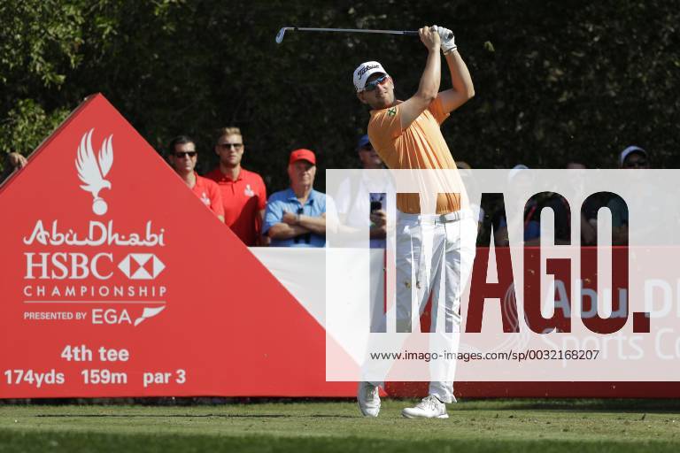 HSBC Abu Dhabi Golf Championship Day Three Bernd Wiesberger tees off on the 4th hole on Day Three of the HSBC Abu Dhabi Golf Championship at Abu Dhabi Golf Club, UAE. Content Not Available For UK Newspapers
