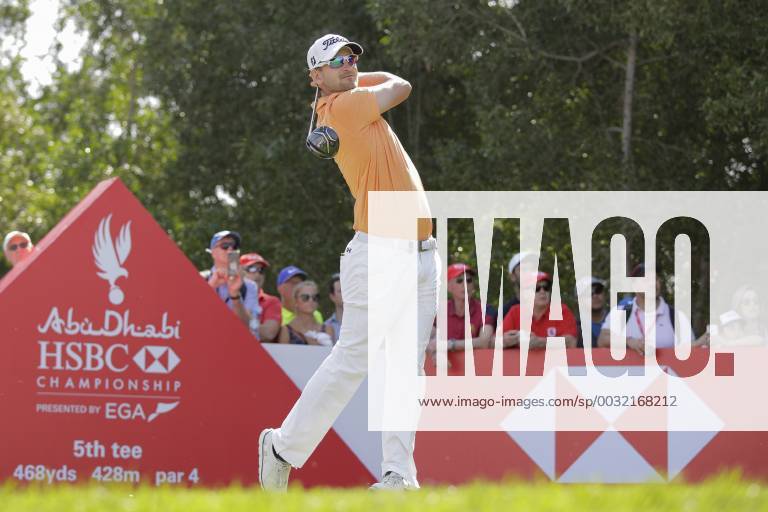 HSBC Abu Dhabi Golf Championship Day Three Bernd Wiesberger tees off on the 5th hole on Day Three of the HSBC Abu Dhabi Golf Championship at Abu Dhabi Golf Club, UAE. Content Not Available For UK Newspapers