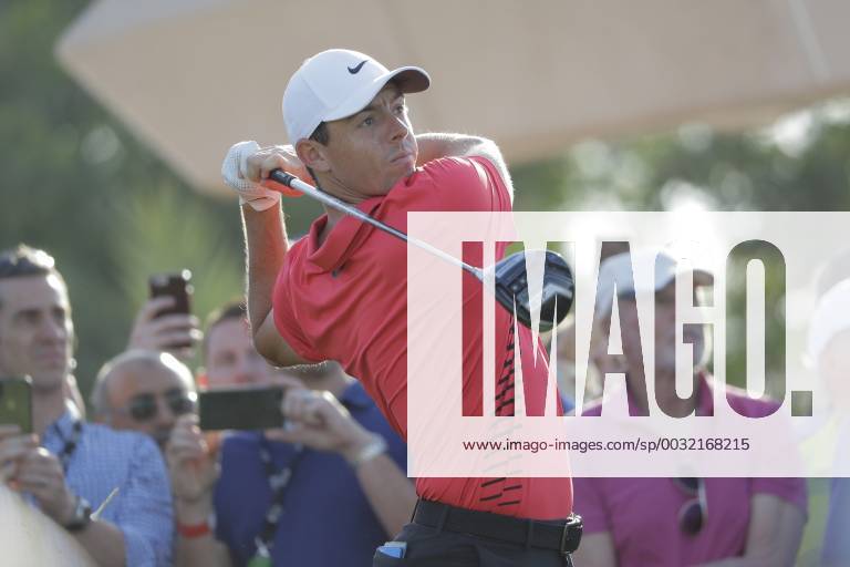 HSBC Abu Dhabi Golf Championship Day Three Rory McIlroy tees off on the 18th hole on Day Three of the HSBC Abu Dhabi Golf Championship at Abu Dhabi Golf Club, UAE. Content Not Available For UK Newspapers