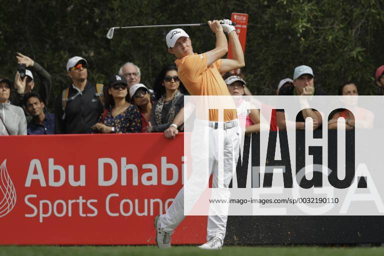 HSBC Abu Dhabi Golf Championship Day Four Matthew Fitzpatrick hits a tee shot on Day Four of the HSBC Abu Dhabi Golf Championship at Abu Dhabi Golf Club, UAE. Content Not Available For UK Newspapers