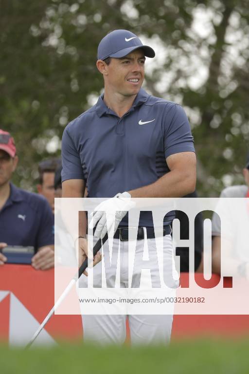 HSBC Abu Dhabi Golf Championship Day Four Rory McIlroy waits to tee off on Day Four of the HSBC Abu Dhabi Golf Championship at Abu Dhabi Golf Club, UAE. Content Not Available For UK Newspapers