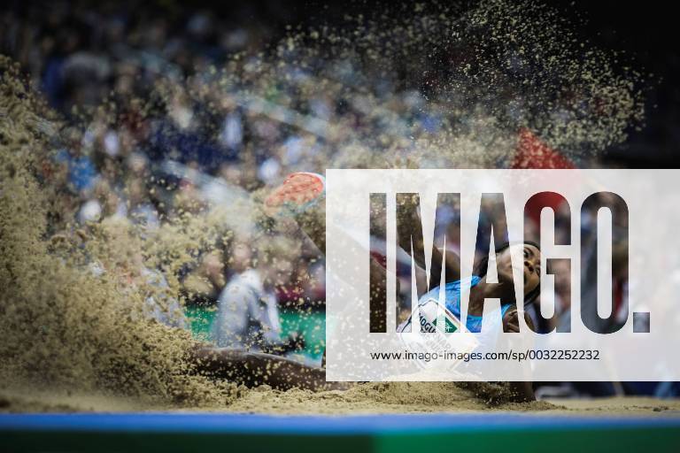 - SPORT Berlin, Germany, 26.01.2018: Sosthene Moguenara-Taroum beim Leichtathletik Hallenmeeting ISTAF indoor 2018 in der Mercedes-Benz-Arena.
