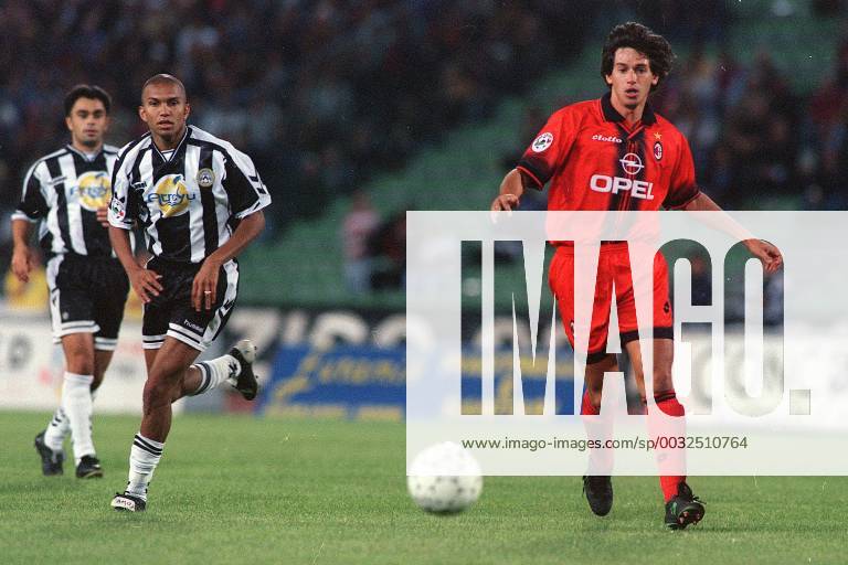 DEMETRIO ALBERTINI, MARCIO AMOROSO CAMPIONATO SERIE A 1997-98 UDINESE-MILAN 2-1