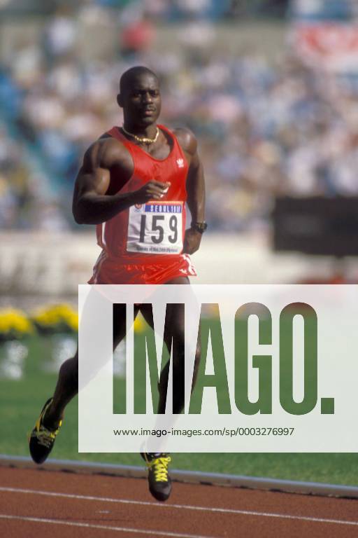 Ben Johnson (Kanada) Leichtathletik OS Sommer Herren Olympische Spiele Seoul 1988, Sommerspiele, Nationaltrikot Einzelbild Seoul Dynamik, Leichtathletik OS Sommer Herren Olympische Spiele Seoul 1988, Sommerspiele, Nationaltrikot Einzelbild Seoul Dynamik,