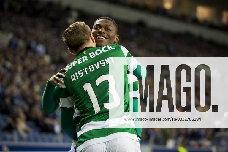 Portugal: FC Porto vs Sporting CP Sporting s player Rafael Leão celebrates the first goal during first league match between FC Porto and Sporting CP, at Dragon Stadium in Porto, Portugal. Porto Porto Portugal Dragon Stadium DiogoxBaptistax xPacificxPress