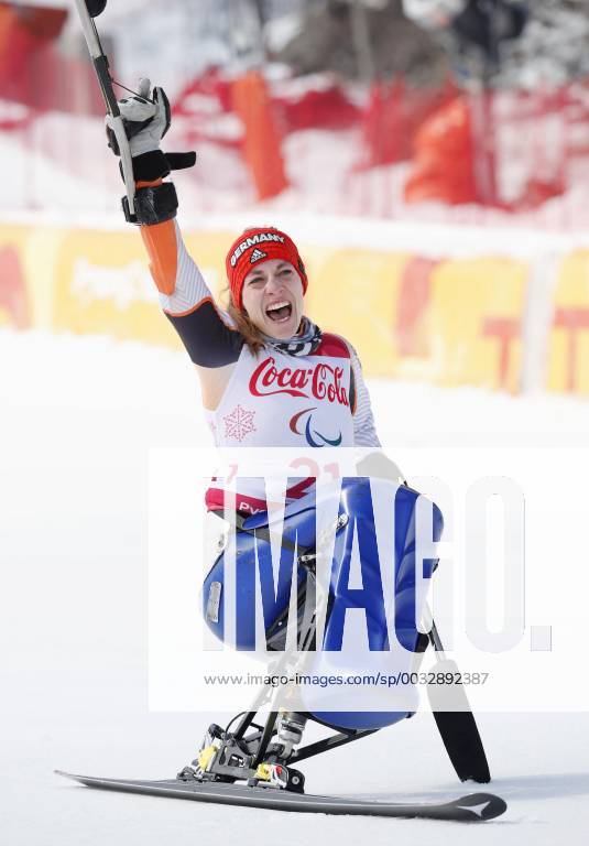 - SPORT Pyeongchang Paralympics Anna Schaffelhuber (C) of Germany celebrates after winning the women s downhill sitting event at the Pyeongchang Paralympics, South Korea, on March 10, 2018.
