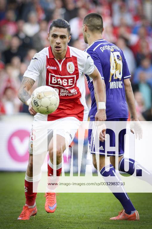 - LIEGE, BELGIUM: Standard s Jorge Teixeira pictured in action during the Jupiler Pro League match between Standard de Liege and RSC Anderlecht, Sunday 12 April 2015 in Liege, on day two of the Play-off 1. LAURIExDIEFFEMBACQ x78209592x