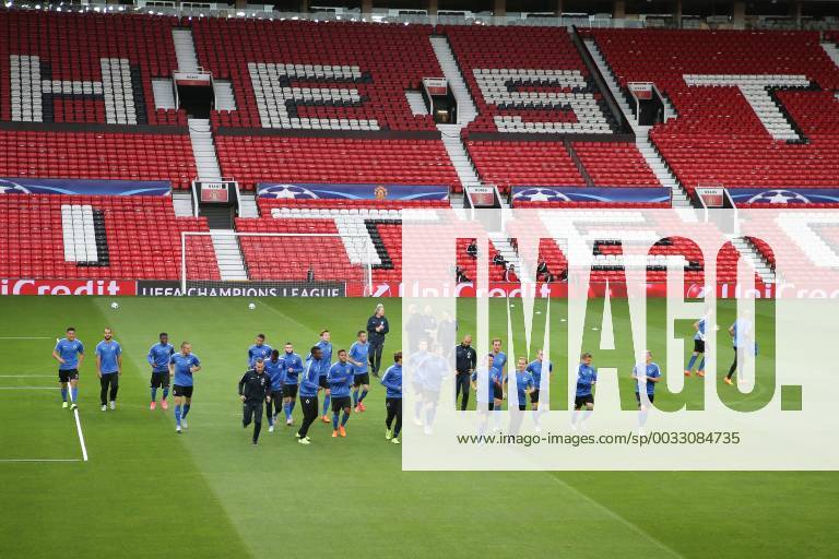 - MANCHESTER, UNITED KINGDOM: Club s players pictured during a training session of Belgian soccer team Club Brugge KV in Manchester, United Kingdom, Monday 17 August 2015. Tomorrow Club is playing British soccer club Manchester United ManU FC, the first leg game of the play-offs for the UEFA Champions League competition. BRUNOxFAHY x84299080x