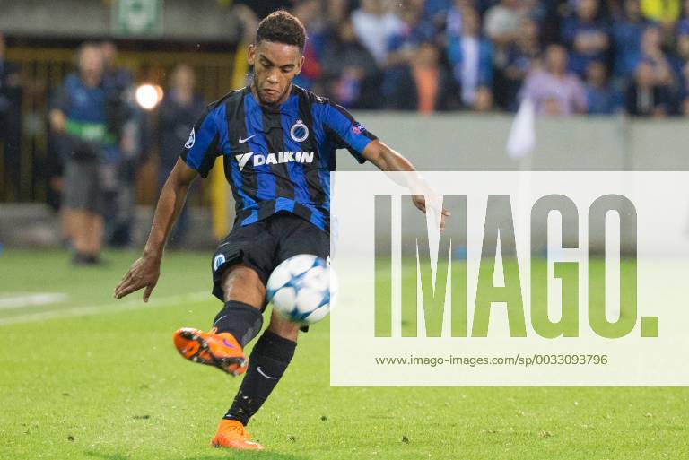 - BRUGGE, BELGIUM: Club s Jean-Charles Castelletto pictured in action during a soccer game between Belgian first league team Club Brugge KV and British club Manchester United ManU FC in Brugge, Wednesday 26 August 2015, the return game of the play-offs of the UEFA Champions League competition. Manchester United won the first leg 3-1. KURTxDESPLENTER x84638531x