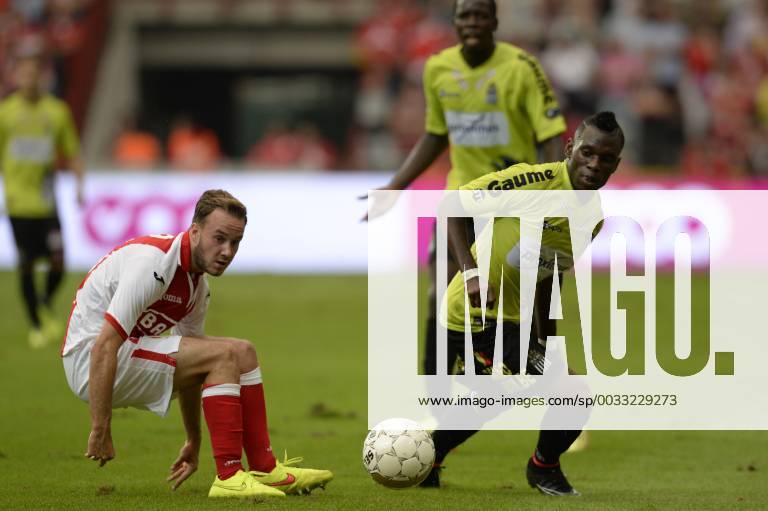 - LIEGE, BELGIUM: Standard d Francois Marquet and Charleroi s Lynel Kitambala pictured in action during the Jupiler Pro League match between Standard de Liege and RSC Charleroi, in Liege, Friday 25 July 2014, on day 1 of the Belgian soccer championship. JASPERxJACOBS x60582843x