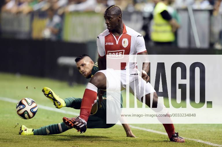 - LIEGE, BELGIUM: Panathinaikos Konstantino Triantafyllopoulos and Standard s Paul-Jose Mpoku Ebunge fight for the ball during the return leg match between Greek soccer team Panathinaikos and Belgian first league soccer team Standard de Liege in the third qualifying round of the UEFA Champions League competition, Tuesday 05 August 2014, in Athens. The first leg match resulted in a 0-0 draw. YORICKxJANSENS x60889604x
