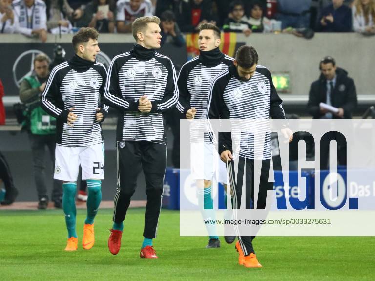 Leon Goretzka (Deutschland, Germany), Matthias Ginter (Deutschland Germany), Marvin Plattenhardt (Deutschland Germany), Niklas Süle (Deutschland Germany) - 23.03.2018: Deutschland vs. Spanien, Esprit Arena Düsseldorf