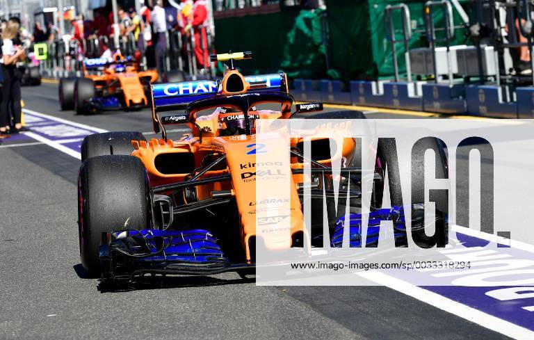 Stoffel Vandoorne, McLaren Renault, formula 1 GP, Australien, Melbourne, 25.03.2018 Photo:mspb Jerry Andre Stoffel Vandoorne, formula 1 GP, Australien, 2018
