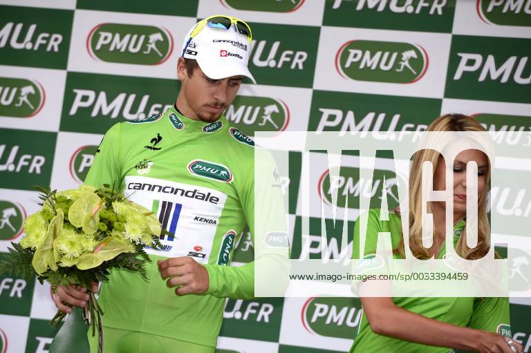 - GAP, FRANCE: Slovakian Peter Sagan of Liquigas-Cannondale wearing the green jersey of leader in the sprint ranking after the 17th stage of the 100th edition of the Tour de France cycling race, an individual time trial of 32km from Embrun to Chorges, France, on Wednesday 17 July 2013. YORICKxJANSENS x44706226x