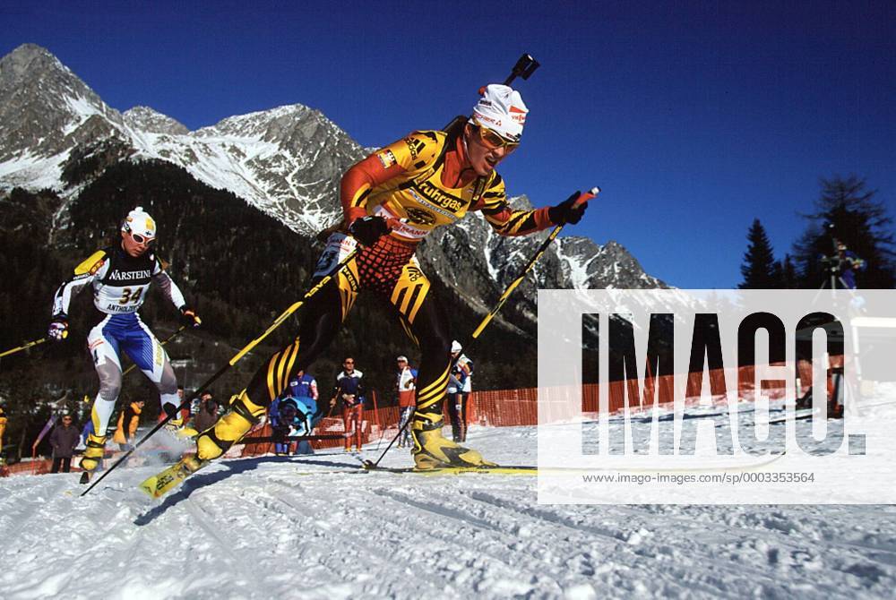 Uschi Disl (Deutschland) Biathlon Damen Weltcup 1998 1999, Welt Cup, Worldcup, World, WC, Einzelbild Aufnahmedatum geschätzt, Biathlon Damen Weltcup 1998 1999, Welt Cup, Worldcup, World, WC, Einzelbild Aufnahmedatum geschätzt,