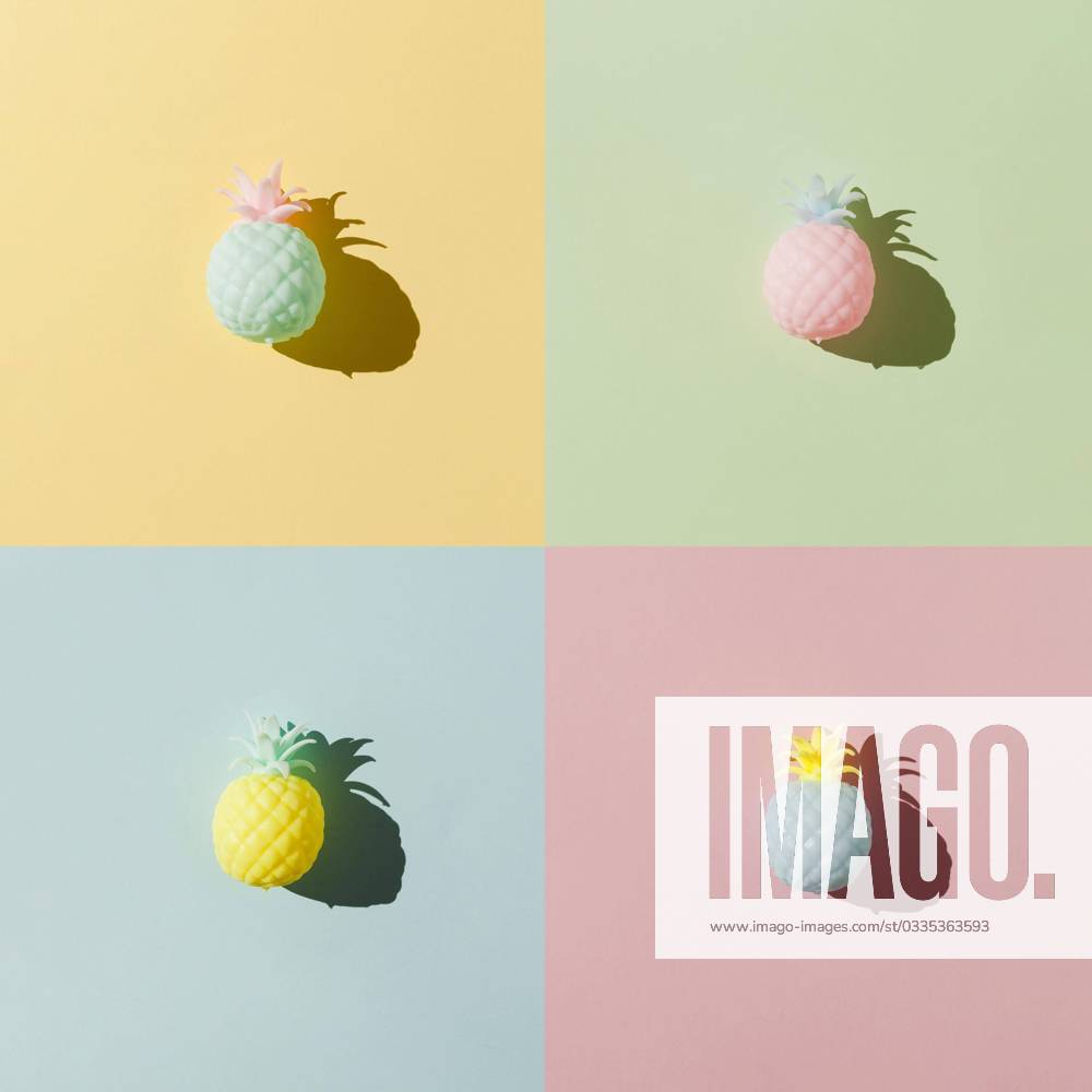 Flaches Ananasfruchtarrangement