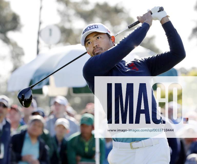 Golf: Kodaira at Masters Satoshi Kodaira of Japan tees off on the first hole in the first round of the Masters in Augusta, Georgia, on April 5, 2018.