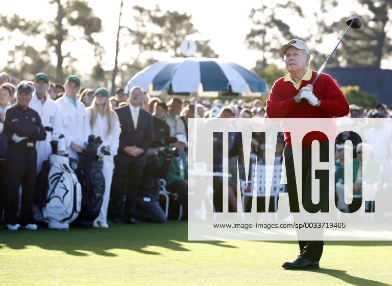 - SPORT Masters golf tournament begins Honorary starter Jack Nicklaus takes his ceremonial opening tee shot to mark the first round of the Masters in Augusta, Georgia, on April 5, 2018.