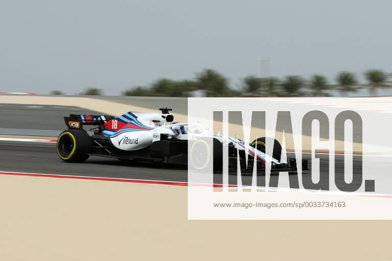 Lance Stroll (Williams Martini Racing) , Grosser Preis von Bahrain 2018, Freies Training, 06.04.18, Foto:Illmann Eibner Sachir
