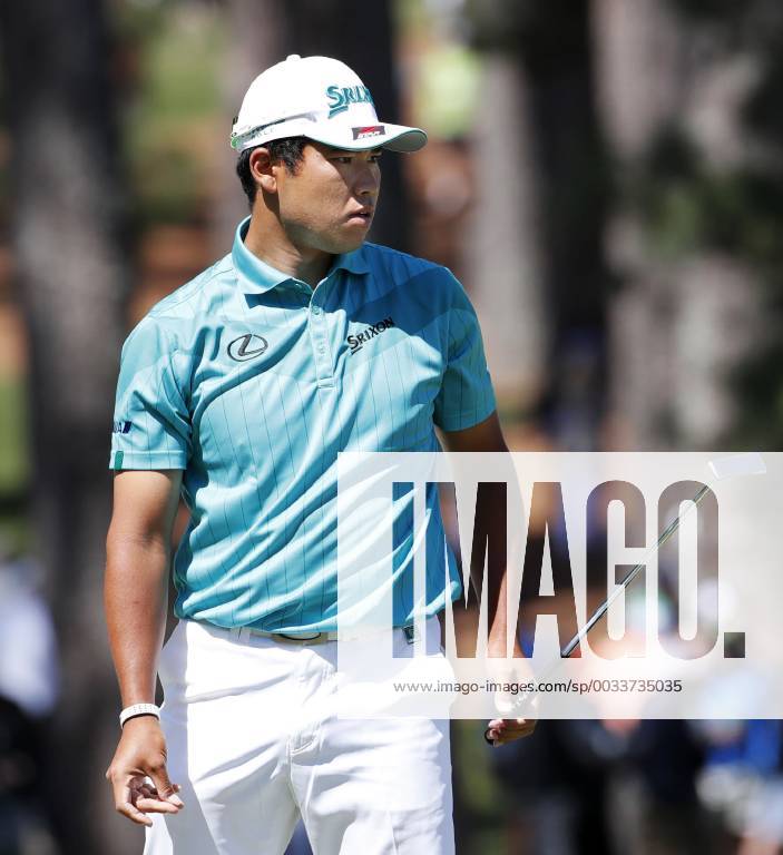 Golf: Masters Tournament 1st round Hideki Matsuyama of Japan is pictured on the seventh hole during the first round of the Masters Tournament at the Augusta National Golf Club in Georgia on April 5, 2018.