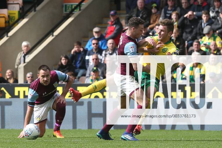 Norwich City v Aston Villa Sky Bet Championship Dennis Srbeny of Norwich is fouled by James Chester of Aston Villa during the Sky Bet Championship match at Carrow Road, Norwich Content Not Available For UK Newspapers