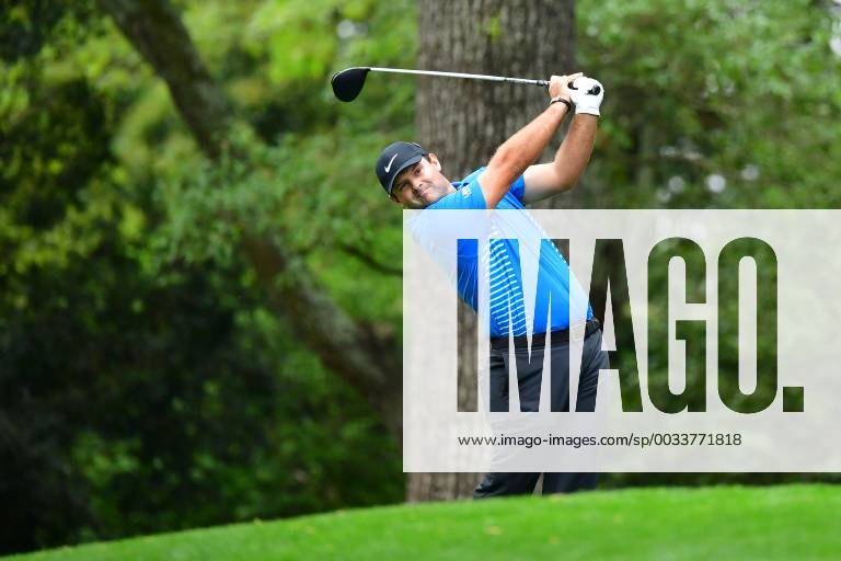 Patrick Reed hits off the 2nd tee during the third round of the 2018 Masters Tournament at the Augusta National Golf Club in Augusta, Georgia, on April 7, 2018. AUG20180407329 KEVINxDIETSCH