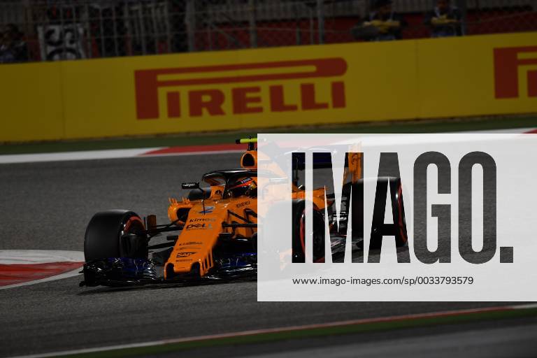 Stoffel Vandoorne, McLaren Renault, formula 1 GP, Bahrain in Manama Shakir 08.04.2018 Photo:mspb Jerry Andre Stoffel Vandoorne, formula 1 GP, Bahrain, 2018