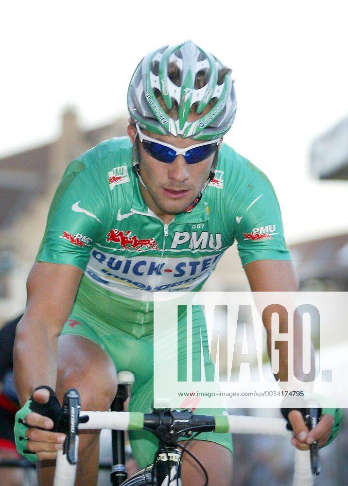 - DIKSMUIDE, BELGIUM: Belgian Tom Boonen of Quick-Step, wearing his green jersey, finished second of the Diksmuide criterium, Tuesday 31 July 2007 in Diksmuide. Lots of cyclists who made the Tour De France attend the criterium. FRANCOIS WALSCHAERTS PETER DECONINCK x7166489x