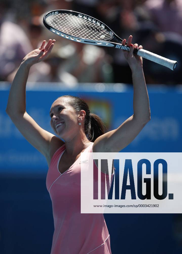 Jelena Jankovic (Serbien) jubelt Tennis Damen Australian Open 2008, Grand Slam, WTA Tour Einzelbild Melbourne Freude, Tennis Damen Australian Open 2008, Grand Slam, WTA Tour Einzelbild Melbourne Freude,